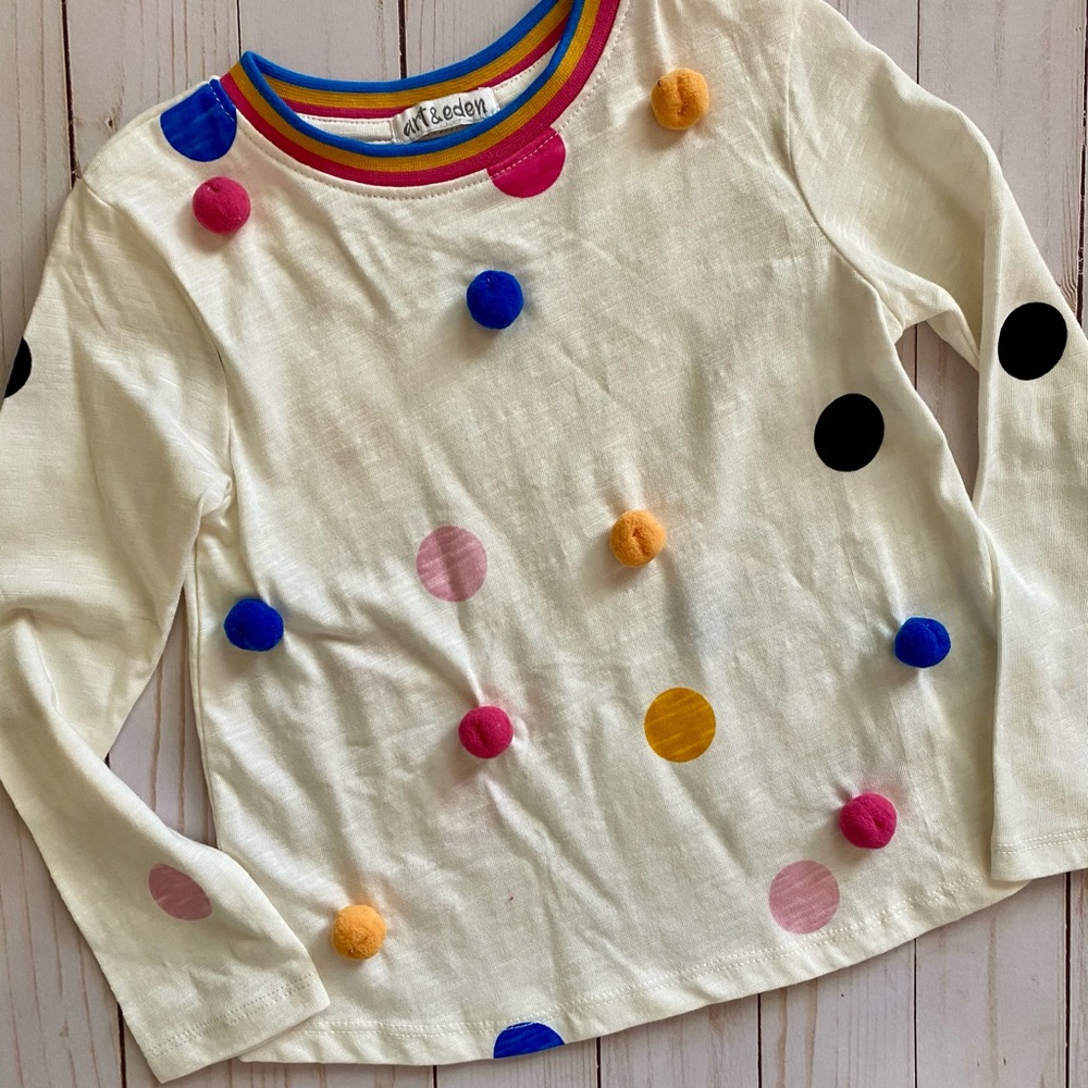 Colorful Polka Dot Top